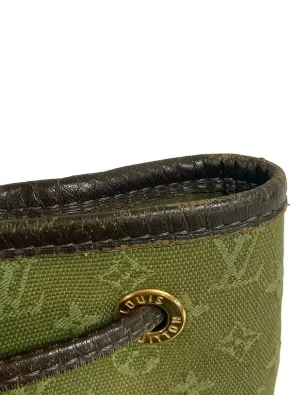 LOUIS VUITTON Montsouris M92456 TST Khaki Monogram Mini SP0053 Backpack Leather